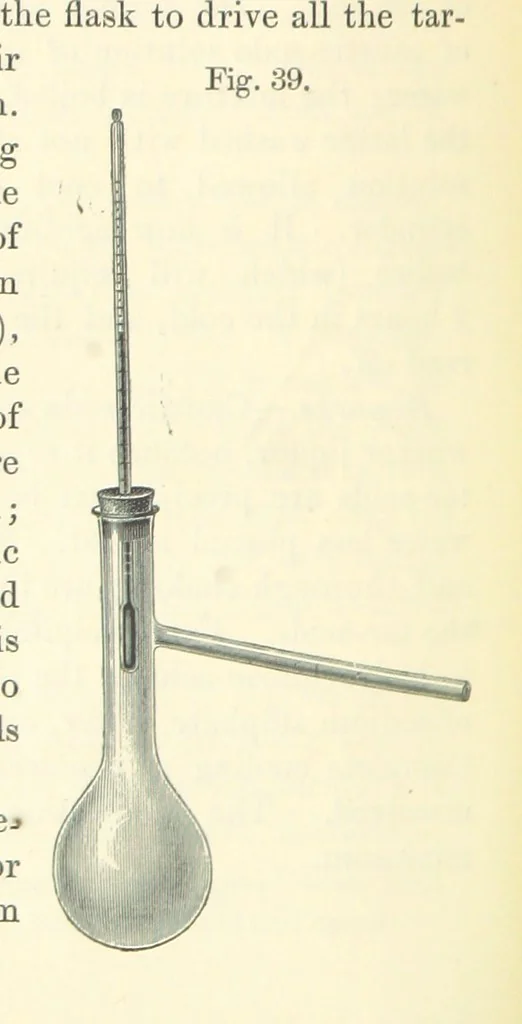 An illustration from A treatise on the distillation of Coal-Tar and Ammoniacal Liquor, and the separation from them of valuable products. [Translated from the German, 1882, leaf 224