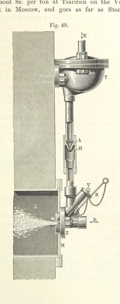 An illustration from Coal-tar and Ammonia. Being the second and enlarged edition of “A treatise on the distillation of Coal-tar and Ammonical Liquor.”, 1887, leaf 203