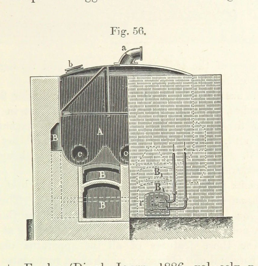 An illustration from Coal-tar and Ammonia. Being the second and enlarged edition of “A treatise on the distillation of Coal-tar and Ammonical Liquor.”, 1887, leaf 225