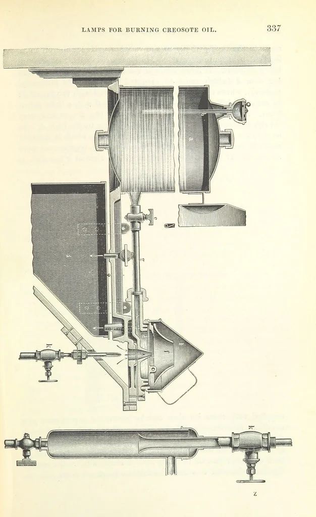 An illustration from Coal-tar and Ammonia. Being the second and enlarged edition of “A treatise on the distillation of Coal-tar and Ammonical Liquor.”, 1887, leaf 357