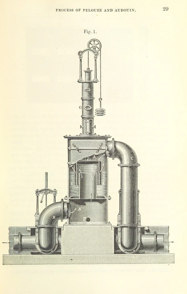 An illustration from Coal-tar and Ammonia. Being the second and enlarged edition of “A treatise on the distillation of Coal-tar and Ammonical Liquor.”, 1887, leaf 49