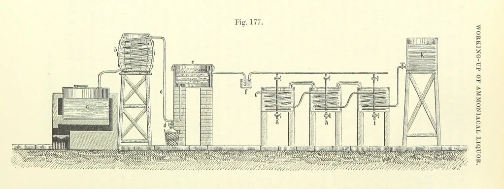 An illustration from Coal-tar and Ammonia. Being the second and enlarged edition of “A treatise on the distillation of Coal-tar and Ammonical Liquor.”, 1887, leaf 690