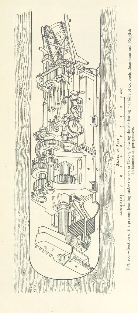 An illustration from Mining. An elementary treatise on the getting of minerals, 1893, leaf 335