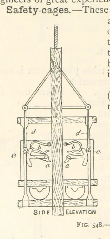 An illustration from Mining. An elementary treatise on the getting of minerals, 1893, leaf 464