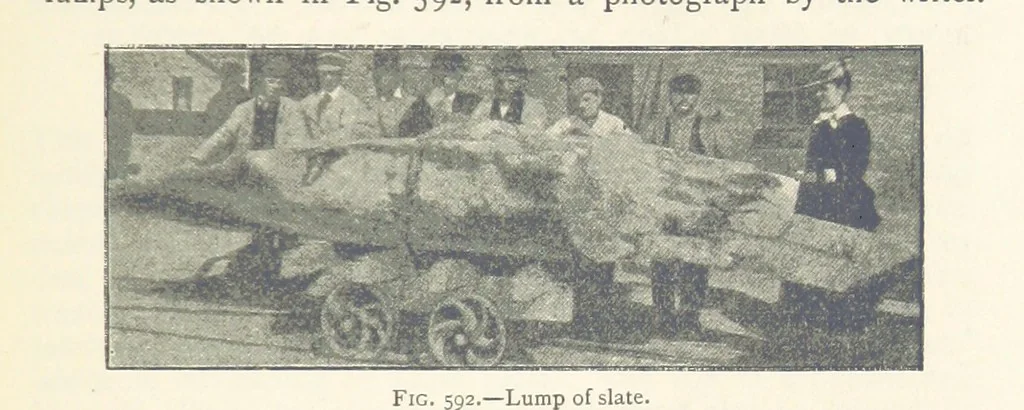 An illustration from Mining. An elementary treatise on the getting of minerals, 1893, leaf 505