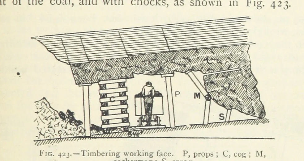 An illustration from Mining ... New edition, 1899, leaf 375