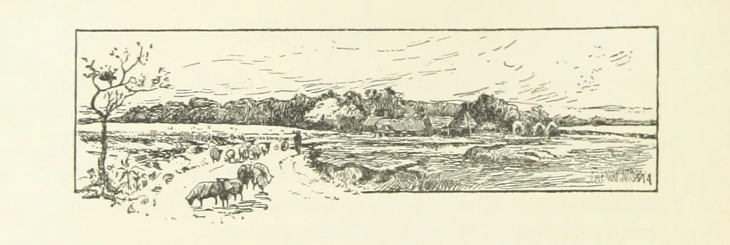 An illustration from Unequally Yoked, 1891, leaf 210