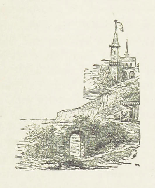 An illustration from Unequally Yoked, 1891, leaf 263