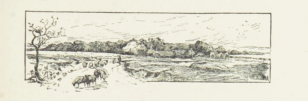 An illustration from Unequally Yoked, 1891, leaf 87