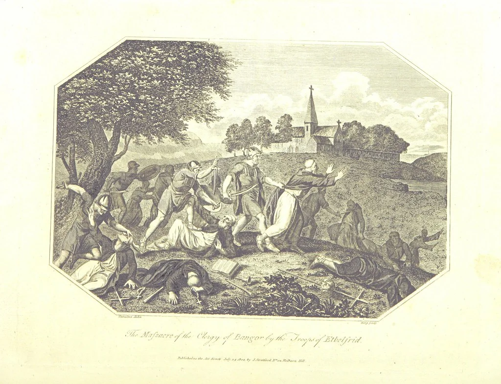 An illustration from The History of England from the earliest dawn of authentic record ... Embellished with ... engravings, 1803, leaf 102