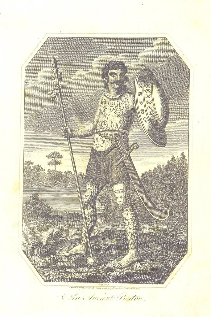 An illustration from The History of England from the earliest dawn of authentic record ... Embellished with ... engravings, 1803, leaf 12