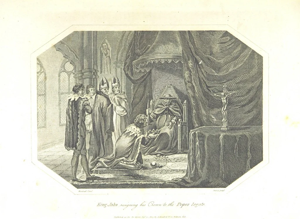 An illustration from The History of England from the earliest dawn of authentic record ... Embellished with ... engravings, 1803, leaf 425