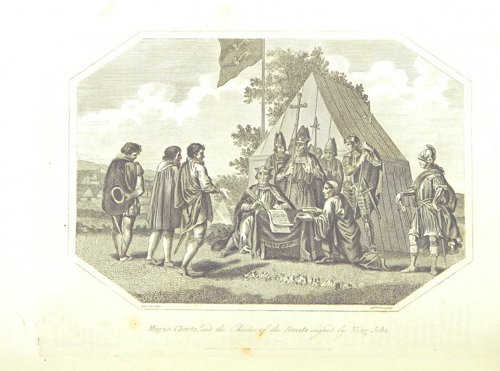 An illustration from The History of England from the earliest dawn of authentic record ... Embellished with ... engravings, 1803, leaf 436