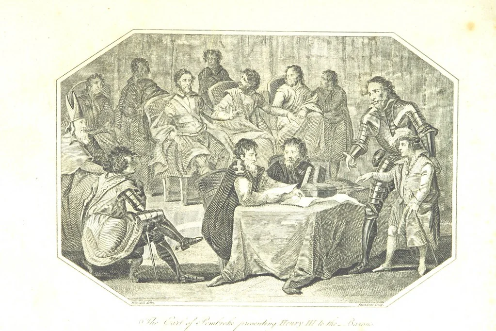 An illustration from The History of England from the earliest dawn of authentic record ... Embellished with ... engravings, 1803, leaf 445