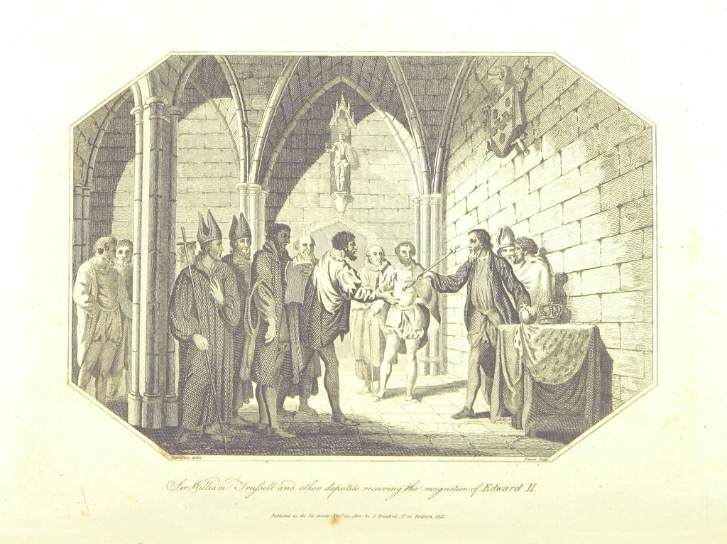 An illustration from The History of England from the earliest dawn of authentic record ... Embellished with ... engravings, 1803, leaf 604