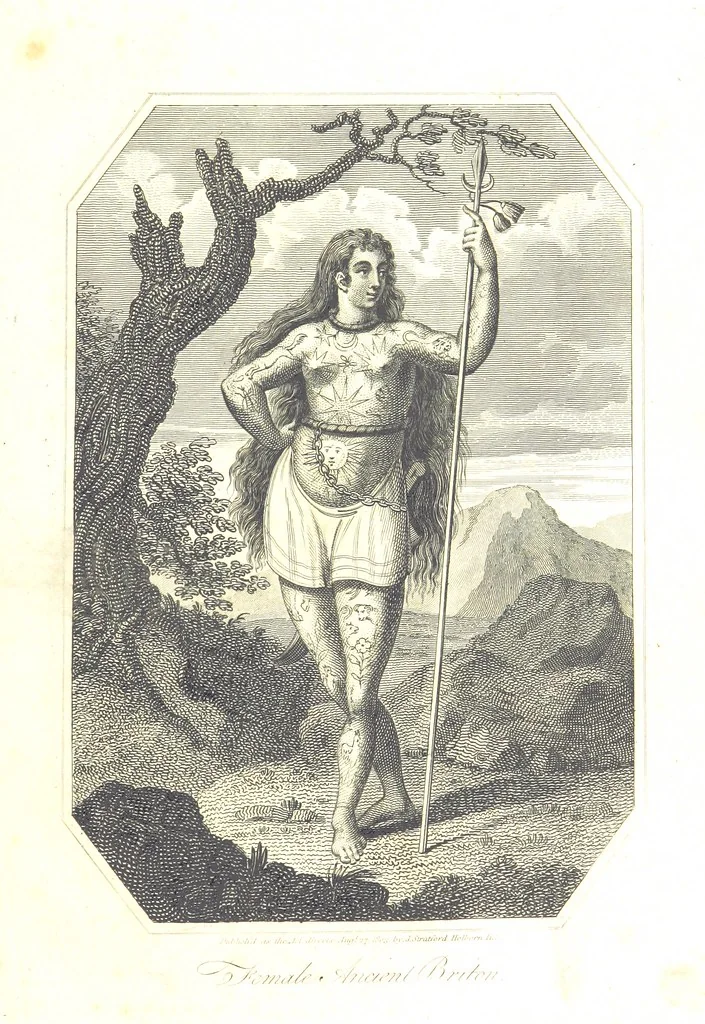 An illustration from The History of England from the earliest dawn of authentic record ... Embellished with ... engravings, 1803, leaf 9