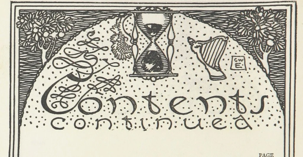 An illustration from A Book of Old English Ballads. With an accompaniment of decorative drawings by G. W. Edwards, and an introduction by H. W. Mabie, 1896, leaf 10