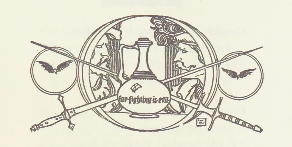 An illustration from A Book of Old English Ballads. With an accompaniment of decorative drawings by G. W. Edwards, and an introduction by H. W. Mabie, 1896, leaf 113