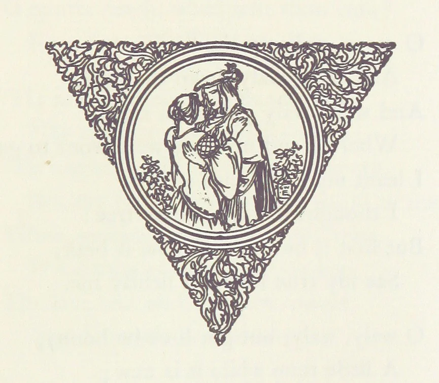 An illustration from A Book of Old English Ballads. With an accompaniment of decorative drawings by G. W. Edwards, and an introduction by H. W. Mabie, 1896, leaf 163
