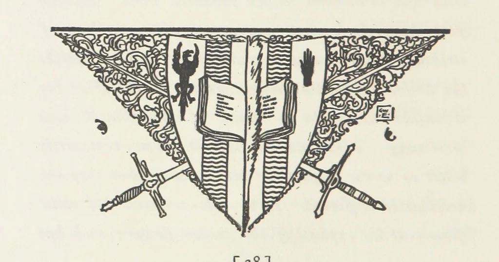 An illustration from A Book of Old English Ballads. With an accompaniment of decorative drawings by G. W. Edwards, and an introduction by H. W. Mabie, 1896, leaf 32