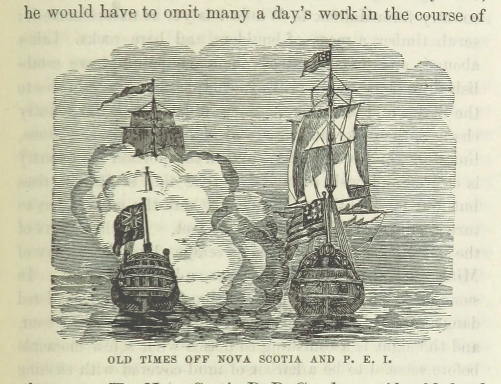 An illustration from Canada; from the lakes to the gulf. ... A compendium of travel ... with ... illustrations, by Captain Mac, 1881, leaf 166