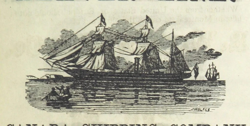 An illustration from Canada; from the lakes to the gulf. ... A compendium of travel ... with ... illustrations, by Captain Mac, 1881, leaf 214