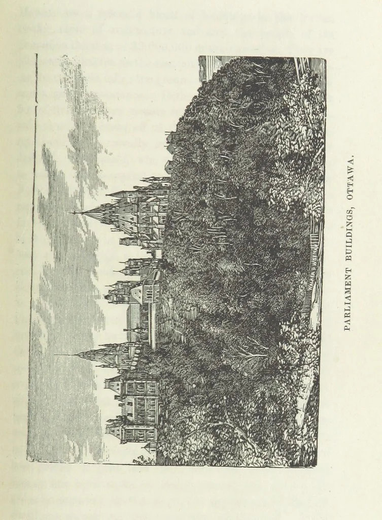 An illustration from Canada; from the lakes to the gulf. ... A compendium of travel ... with ... illustrations, by Captain Mac, 1881, leaf 46