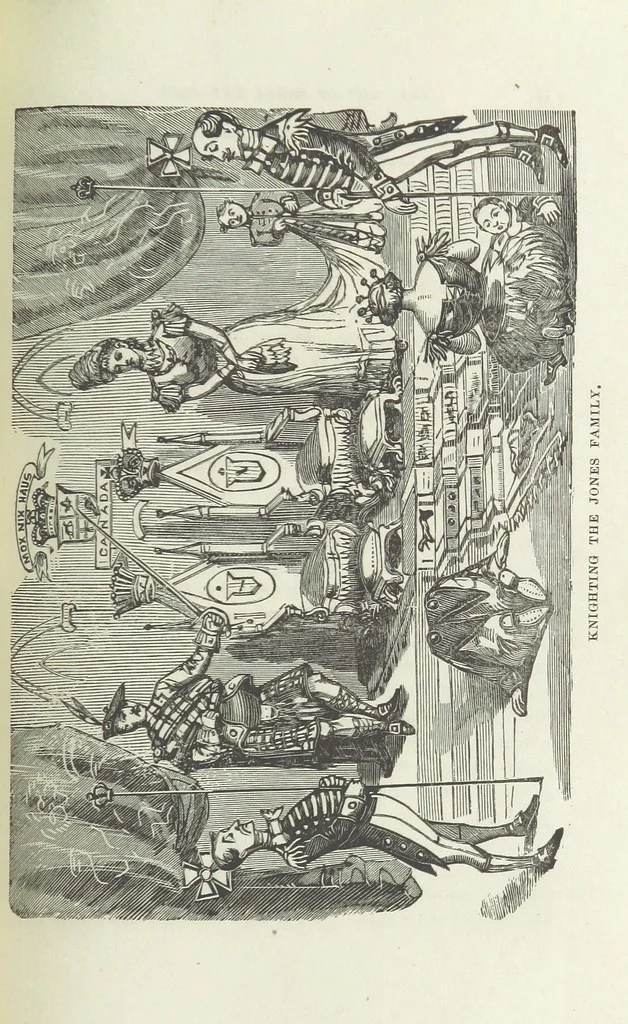 An illustration from Canada; from the lakes to the gulf. ... A compendium of travel ... with ... illustrations, by Captain Mac, 1881, leaf 52