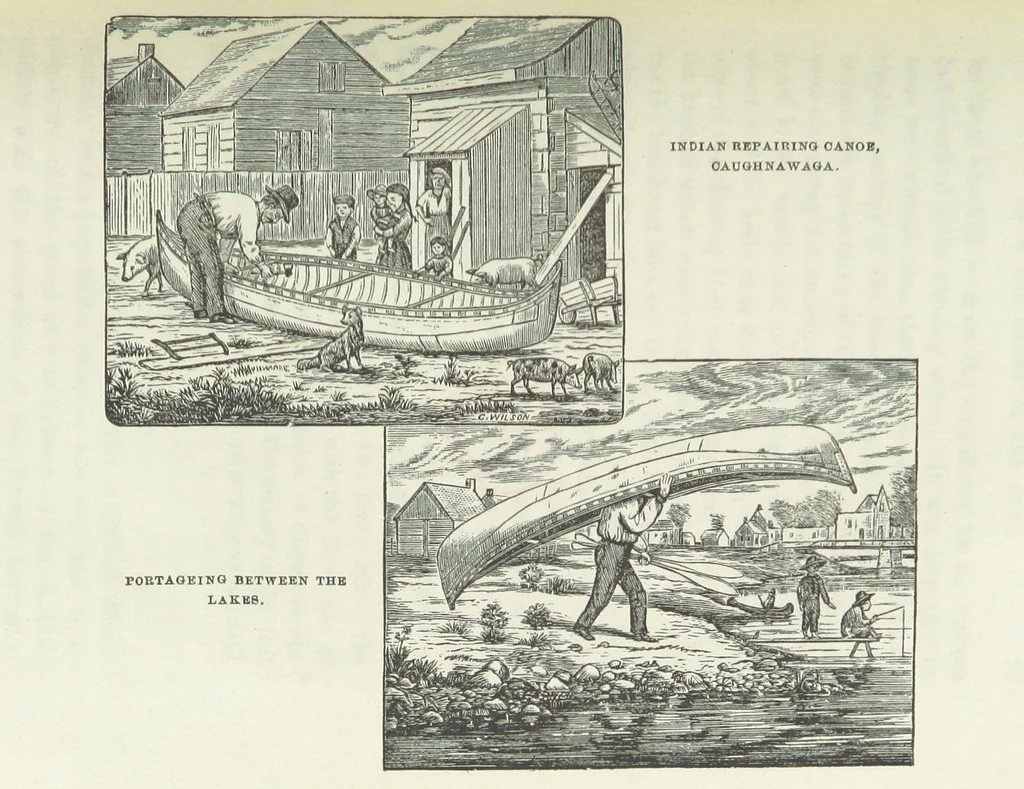 An illustration from Canada; from the lakes to the gulf. ... A compendium of travel ... with ... illustrations, by Captain Mac, 1881, leaf 62