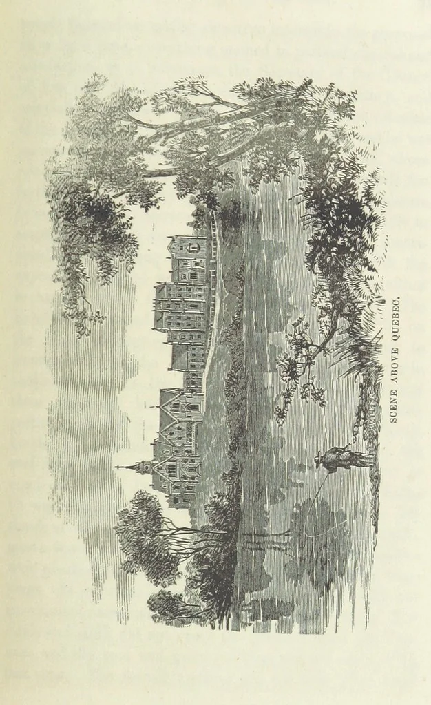 An illustration from Canada; from the lakes to the gulf. ... A compendium of travel ... with ... illustrations, by Captain Mac, 1881, leaf 92