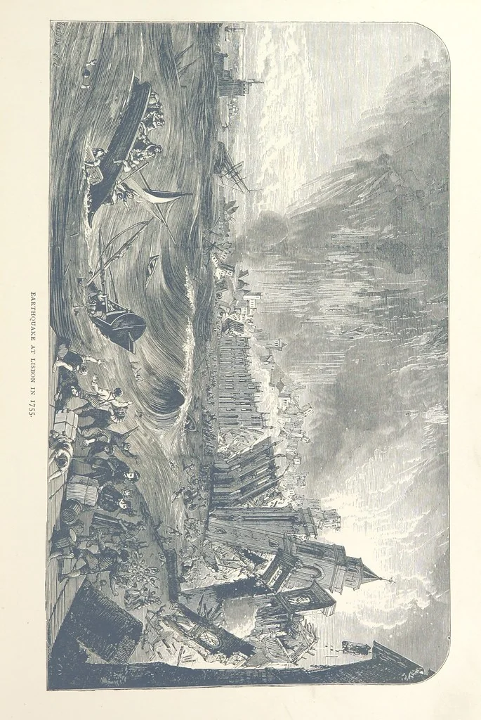 An illustration from Sea Pictures, drawn with pen and pencil, 1882, leaf 119