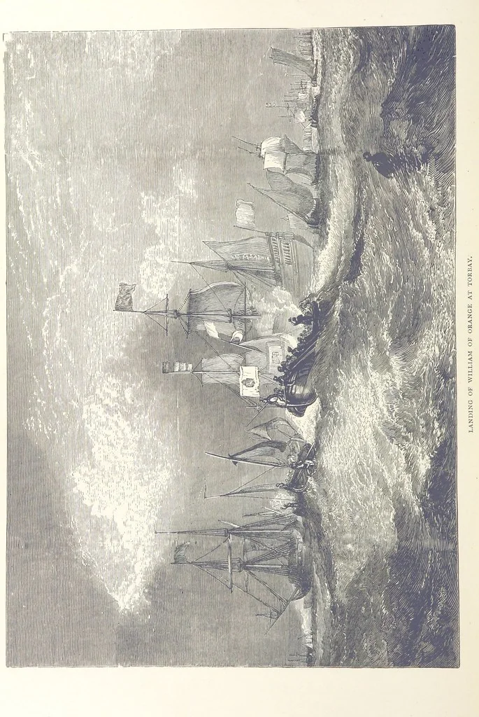 An illustration from Sea Pictures, drawn with pen and pencil, 1882, leaf 212