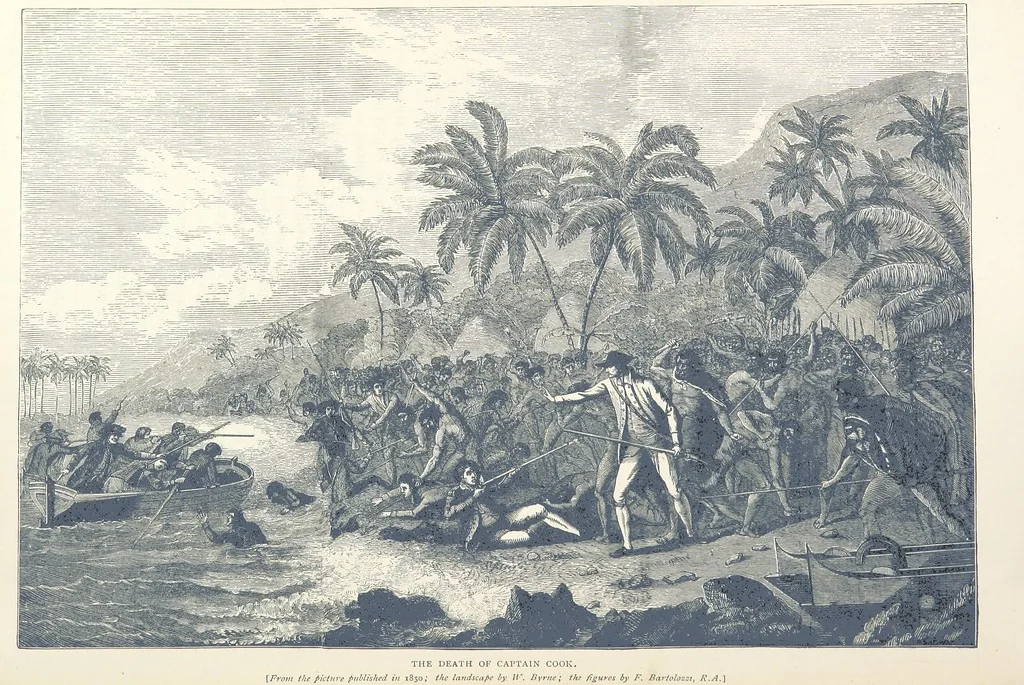 An illustration from Sea Pictures, drawn with pen and pencil, 1882, leaf 225