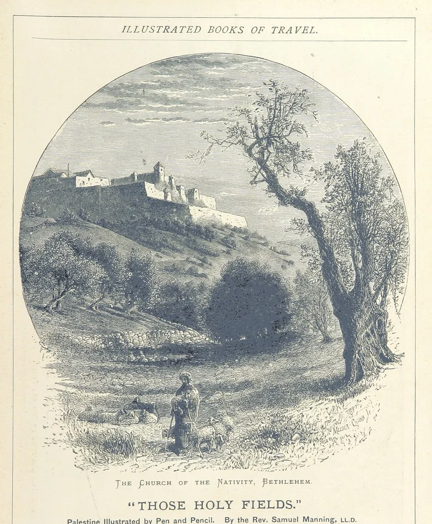An illustration from Sea Pictures, drawn with pen and pencil, 1882, leaf 233