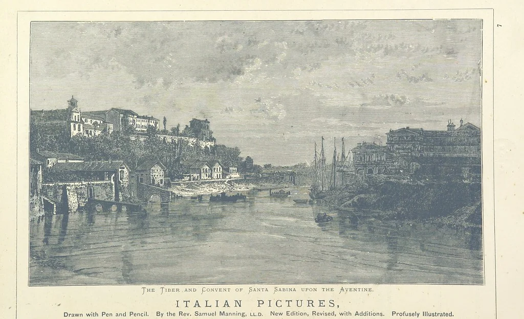 An illustration from Sea Pictures, drawn with pen and pencil, 1882, leaf 237