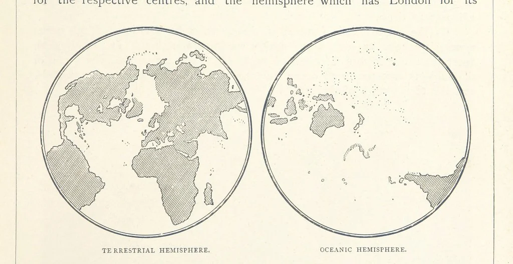 An illustration from Sea Pictures, drawn with pen and pencil, 1882, leaf 67