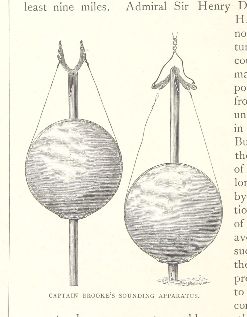 An illustration from Sea Pictures, drawn with pen and pencil, 1882, leaf 72