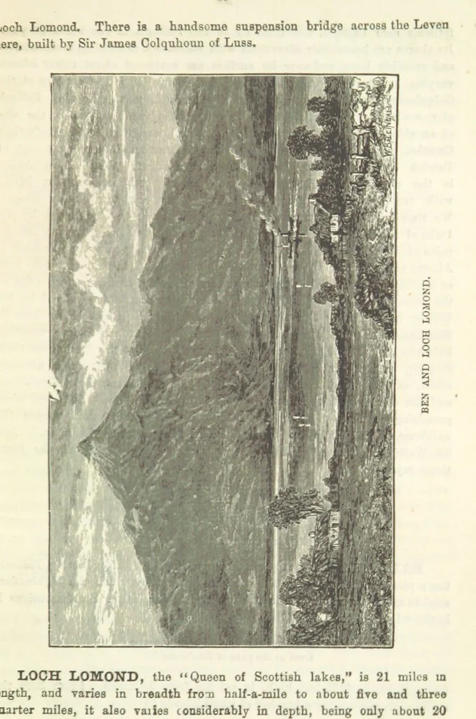 An illustration from Macdonald's Scottish Tourists' Guides. Five volumes in one. Illustrated. Accompanied with ... maps and plans, etc, 1888, leaf 223