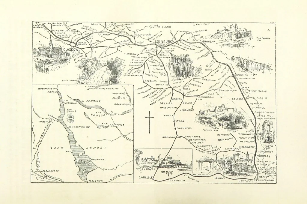 An illustration from Macdonald's Scottish Tourists' Guides. Five volumes in one. Illustrated. Accompanied with ... maps and plans, etc, 1888, leaf 26