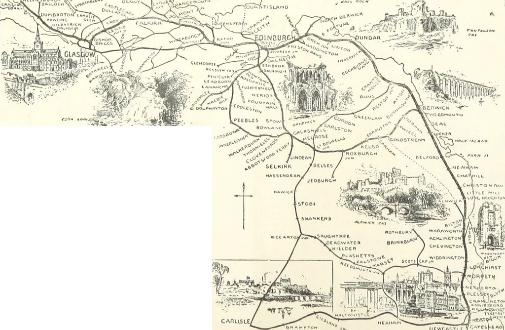 An illustration from Macdonald's Scottish Tourists' Guides. Five volumes in one. Illustrated. Accompanied with ... maps and plans, etc, 1888, leaf 26