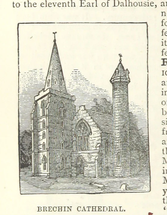 An illustration from Macdonald's Scottish Tourists' Guides. Five volumes in one. Illustrated. Accompanied with ... maps and plans, etc, 1888, leaf 300