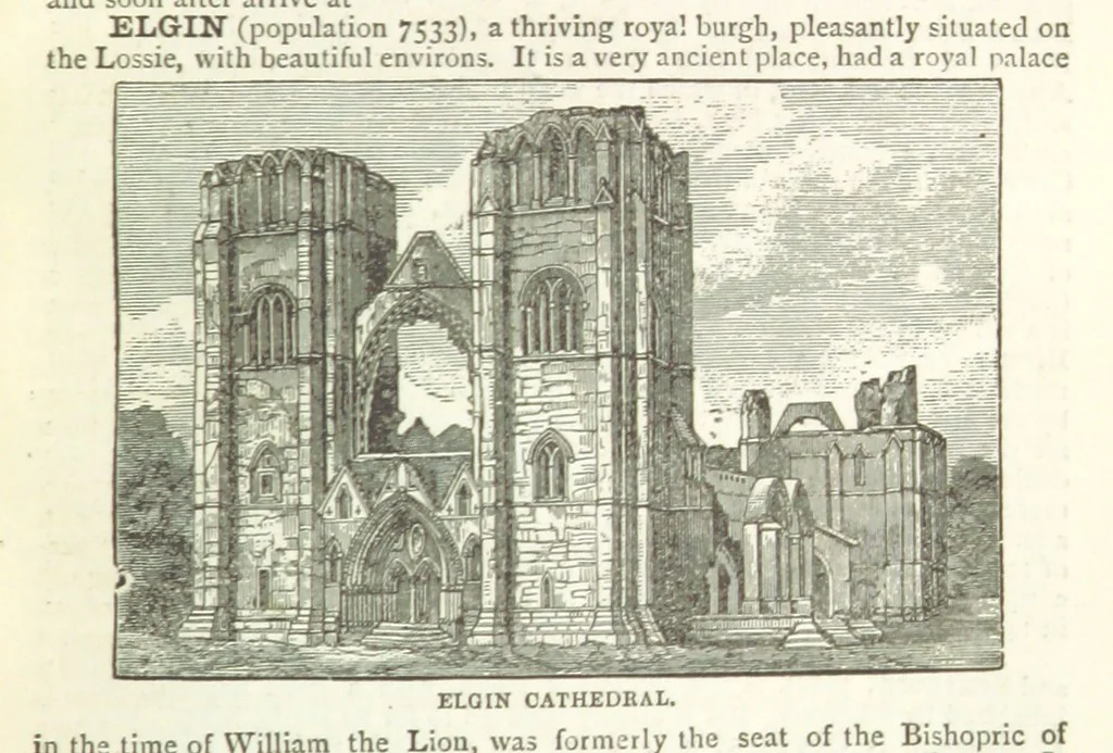 An illustration from Macdonald's Scottish Tourists' Guides. Five volumes in one. Illustrated. Accompanied with ... maps and plans, etc, 1888, leaf 329