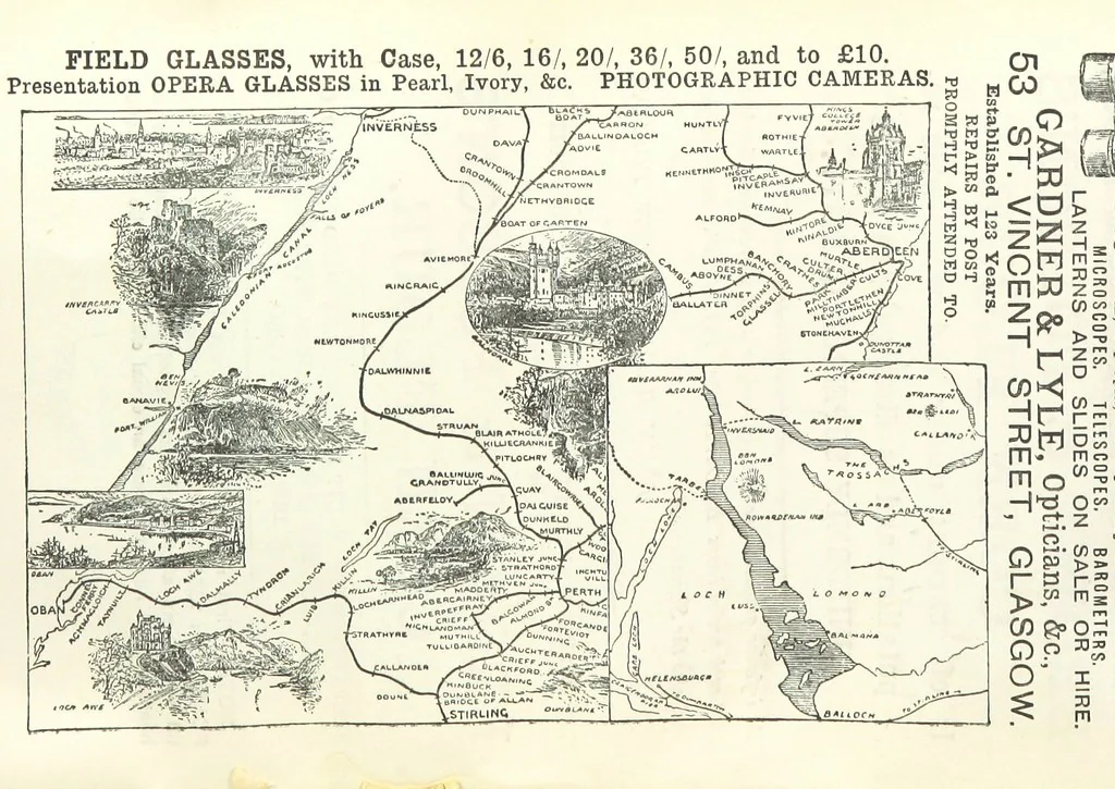 An illustration from Macdonald's Scottish Tourists' Guides. Five volumes in one. Illustrated. Accompanied with ... maps and plans, etc, 1888, leaf 334