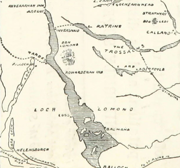 An illustration from Macdonald's Scottish Tourists' Guides. Five volumes in one. Illustrated. Accompanied with ... maps and plans, etc, 1888, leaf 334