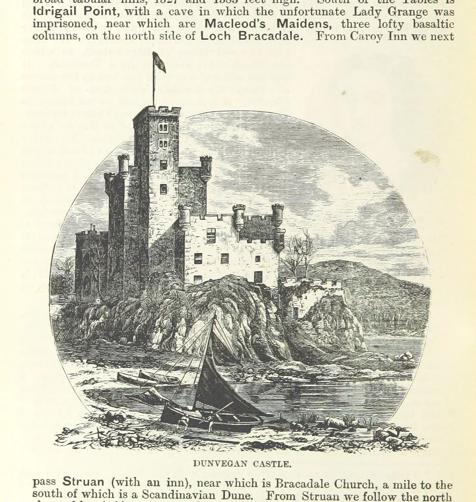 An illustration from Macdonald's Scottish Tourists' Guides. Five volumes in one. Illustrated. Accompanied with ... maps and plans, etc, 1888, leaf 402