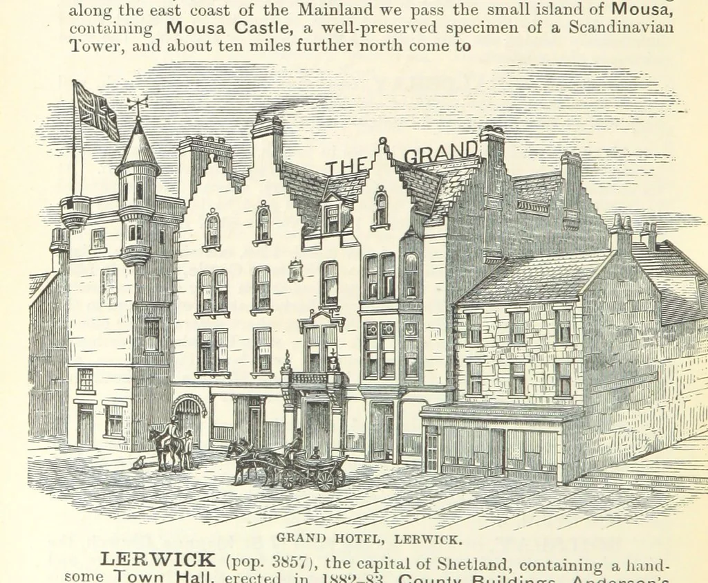 An illustration from Macdonald's Scottish Tourists' Guides. Five volumes in one. Illustrated. Accompanied with ... maps and plans, etc, 1888, leaf 412
