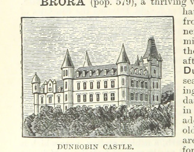 An illustration from Macdonald's Scottish Tourists' Guides. Five volumes in one. Illustrated. Accompanied with ... maps and plans, etc, 1888, leaf 416