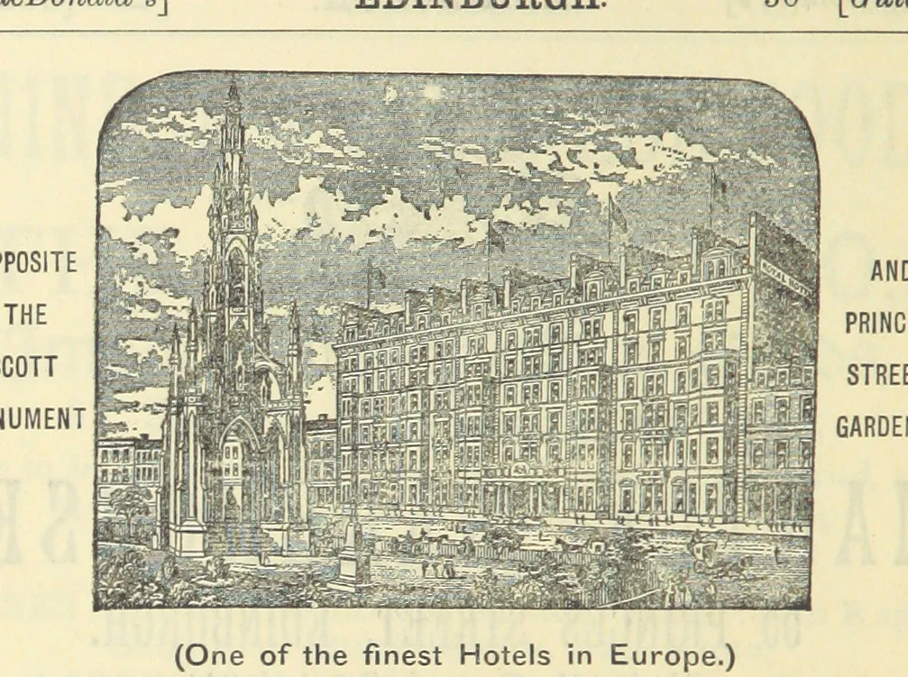 An illustration from Macdonald's Scottish Tourists' Guides. Five volumes in one. Illustrated. Accompanied with ... maps and plans, etc, 1888, leaf 450