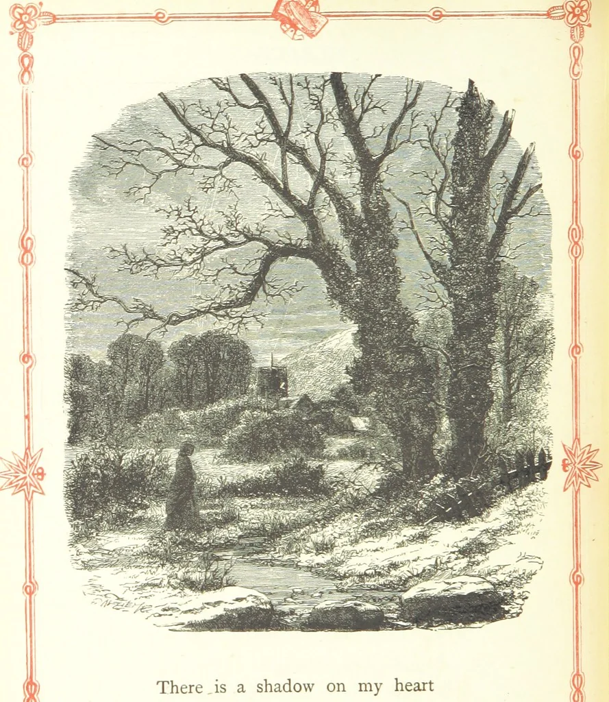 An illustration from The home affections pourtrayed by the poets. Selected and edited by Charles Mackay. Illustrated with ... engravings ... by eminent artists, and engraved by the Brothers Dalziel, 1883, leaf 138