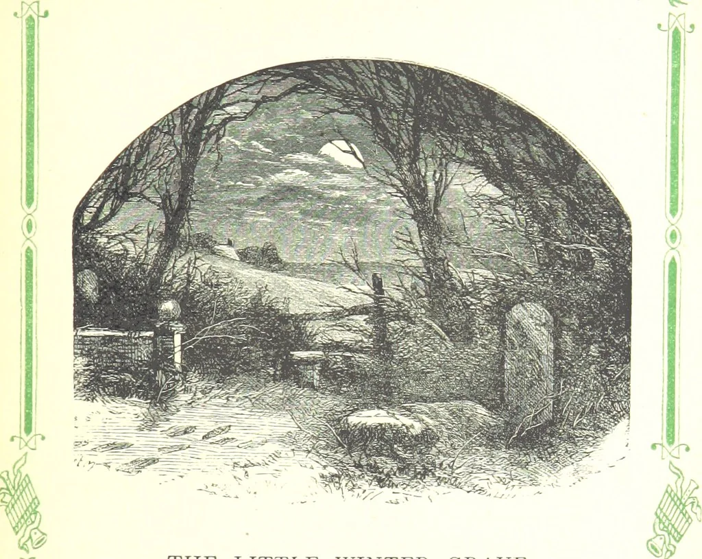 An illustration from The home affections pourtrayed by the poets. Selected and edited by Charles Mackay. Illustrated with ... engravings ... by eminent artists, and engraved by the Brothers Dalziel, 1883, leaf 309